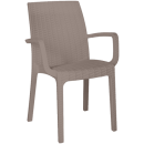 СТУЛ RATTAN СЕРЫЙ OLA DOM