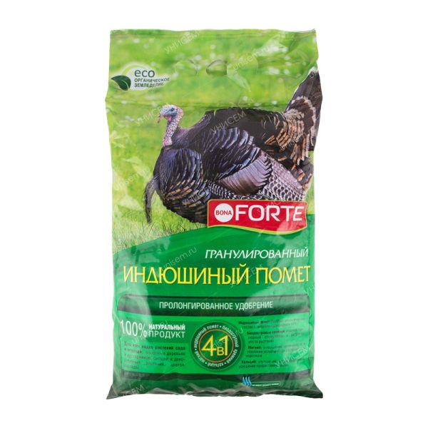 УД БОНА ФОРТЕ ИНДЮШИНЫЙ ПОМЕТ 2КГ ПАКЕТ/10