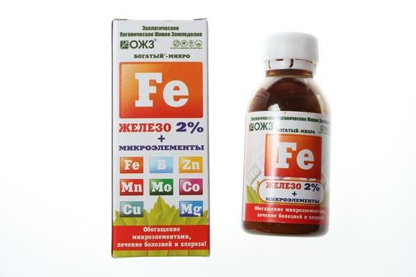 УД БОГАТЫЙ -МИКРО FE (ЖЕЛЕЗО 2%+МИКРОЭЛЕМЕНТЫ) ФЛ.0,1Л /30/ ОЖЗ