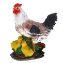 ФИГУРА КУРИЦА С ЦЫПЛЯТАМ L16W27,5H34СМ 123270/F039