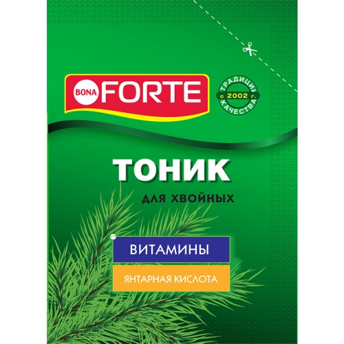 БОНА ФОРТЕ СРЕДСТВО ТОНИК СУХОЙ ДЛЯ ХВОЙНЫХ РАСТЕНИЙ 15Г ПАКЕТ/72