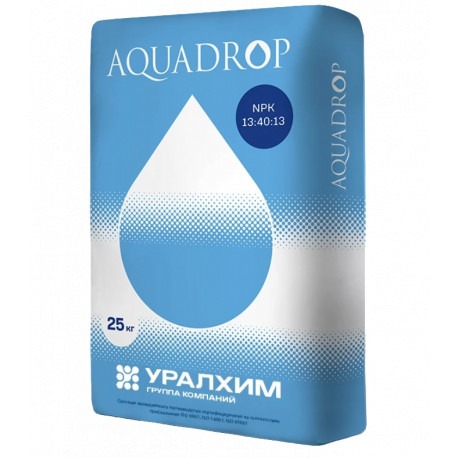 УДОБРЕНИЯ АКВА ДРОП NPK 13:40:13 25КГ