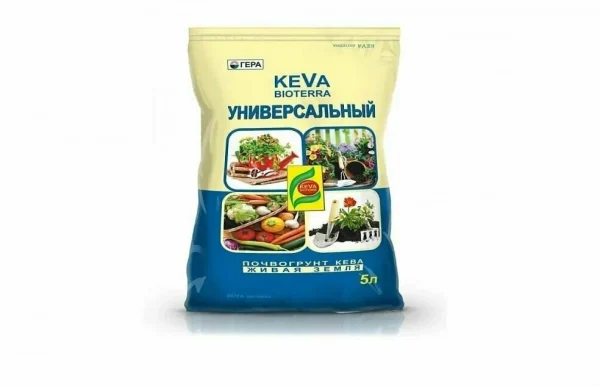 ГРУНТ ГЕРА KEVA BIOTERRA УНИВЕРСАЛ С БИОГУМУСОМ 5Л /10/