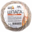 ШПАГАТ ЛЬНЯНОЙ 1,5ММ*50М 082273/32ШТ/РЫЖИЙ КОТ