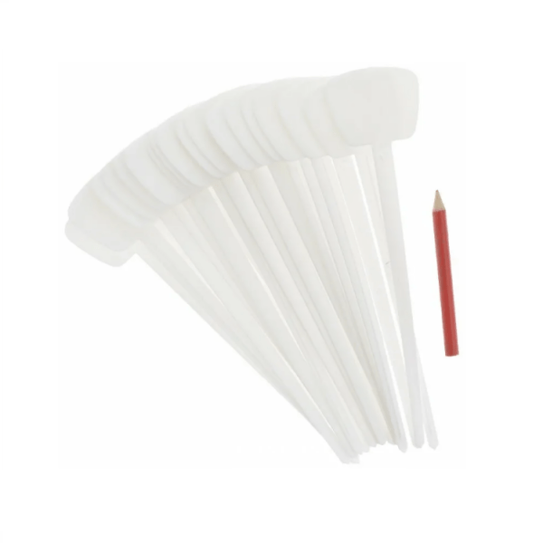 ЯРЛЫК Т-ОБ.ФОРМЫ L 12,5СМ 25ШТ С КАРАНДАШОМ LBR 10011/144/LISTOK