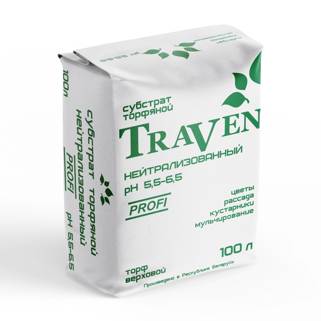 ТОРФ TRAVEN /ТРАВЕН НЕЙТРАЛЬНЫЙ ФР. 0-5 мм рН5,5-6,5 100Л