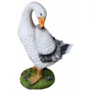 ФИГУРА ГУСЬ ЧИСТИТ ПЕРЬЯ L28W18H43СМ 626197/F423