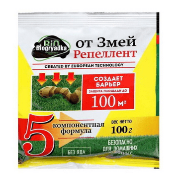 BIOGRYADKA 100ГР ОТ ЗМЕЙ РЕПЕЛЛЕНТ 50ШТ