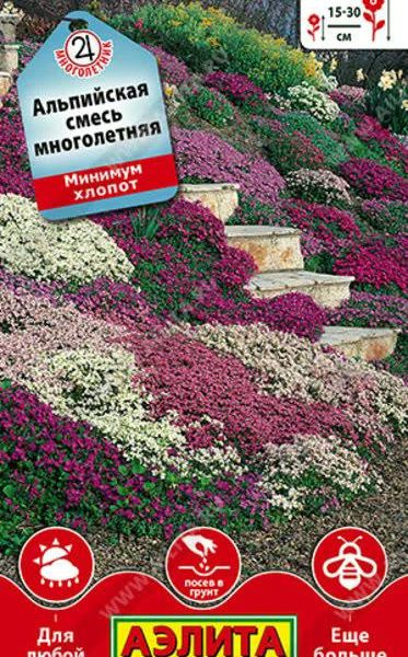 АЭЛИТА АЛЬПИЙСКАЯ СМЕСЬ МНОГОЛЕТНЯЯ Ц/П 0,2 г
