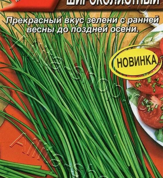 АЭЛИТА ЛУК ШНИТТ НА ЗЕЛЕНЬ ШИРОКОЛИСТНЫЙ Ц/П 0,5 г