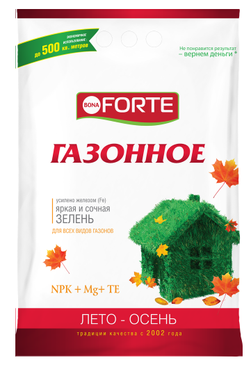 УД БОНА ФОРТЕ КОМПЛЕКСНОЕ ГАЗОННОЕ (ОСЕНЬ) 5КГ ПАКЕТ/5