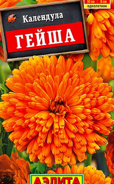 АЭЛИТА КАЛЕНДУЛА ГЕЙША МАХРОВАЯ Ц/П 0,5 г