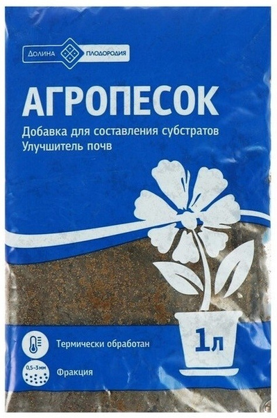 СУБСТРАТ АГРОПЕСОК 1Л 25ШТ