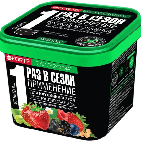 УД БОНА ФОРТЕ ДЛЯ КЛУБНИКИ И ЯГОД С КРЕМНИЕМ 1Л ВЕДРО/12