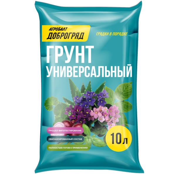 ГРУНТ АГРОБАЛТ ДОБРОГРЯД УНИВЕРСАЛЬНЫЙ 10Л