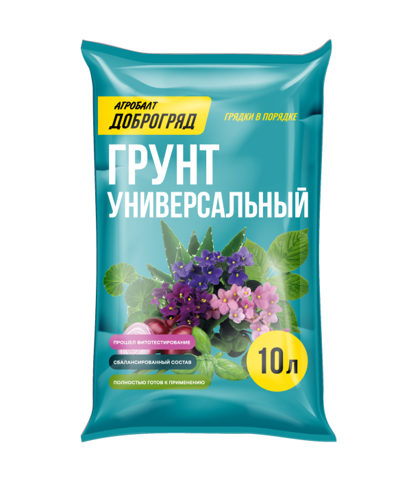 ГРУНТ АГРОБАЛТ ДОБРОГРЯД УНИВЕРСАЛЬНЫЙ 10Л