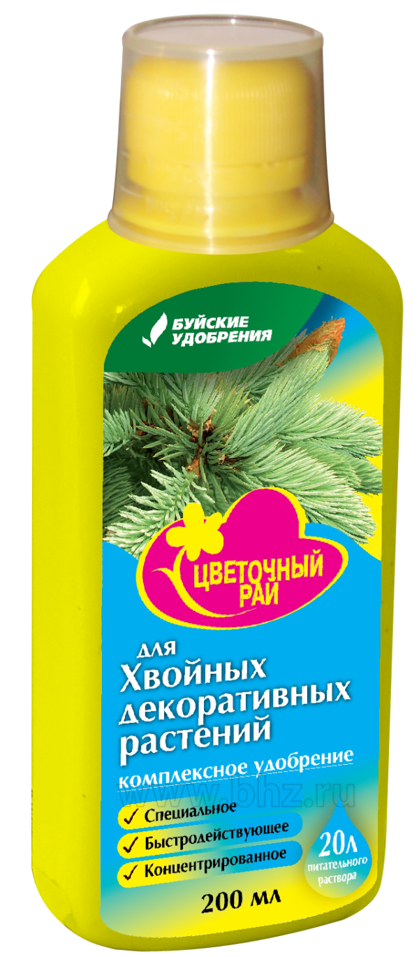 УД БУЙ ЖКУ ЦВЕТОЧНЫЙ РАЙ ХВОЙНЫЕ РАСТЕНИЯ 0,2Л /12/