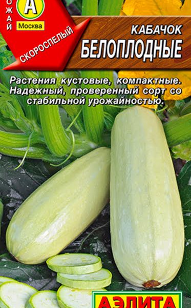 АЭЛИТА КАБАЧОК БЕЛОПЛОДНЫЕ Ц/П 2 г