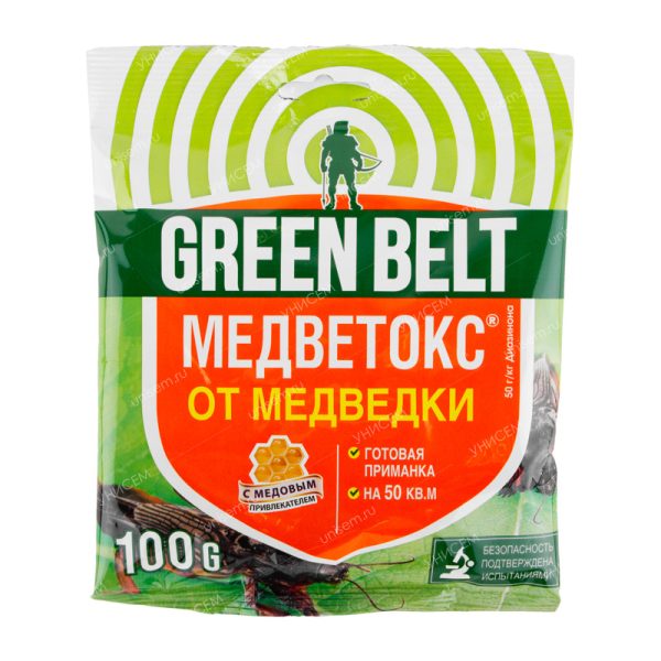 МЕДВЕТОКС 100Г 50ШТ ГРИН БЭЛТ