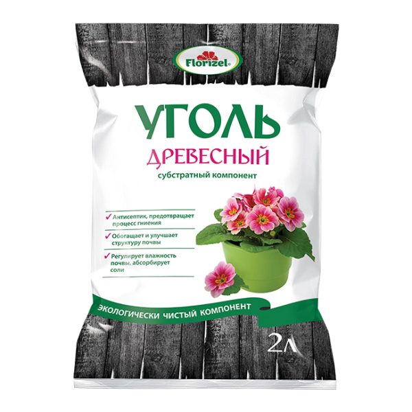 СУБСТРАТ УГОЛЬ ДРЕВЕСНЫЙ 2Л 15ШТ ФХИ