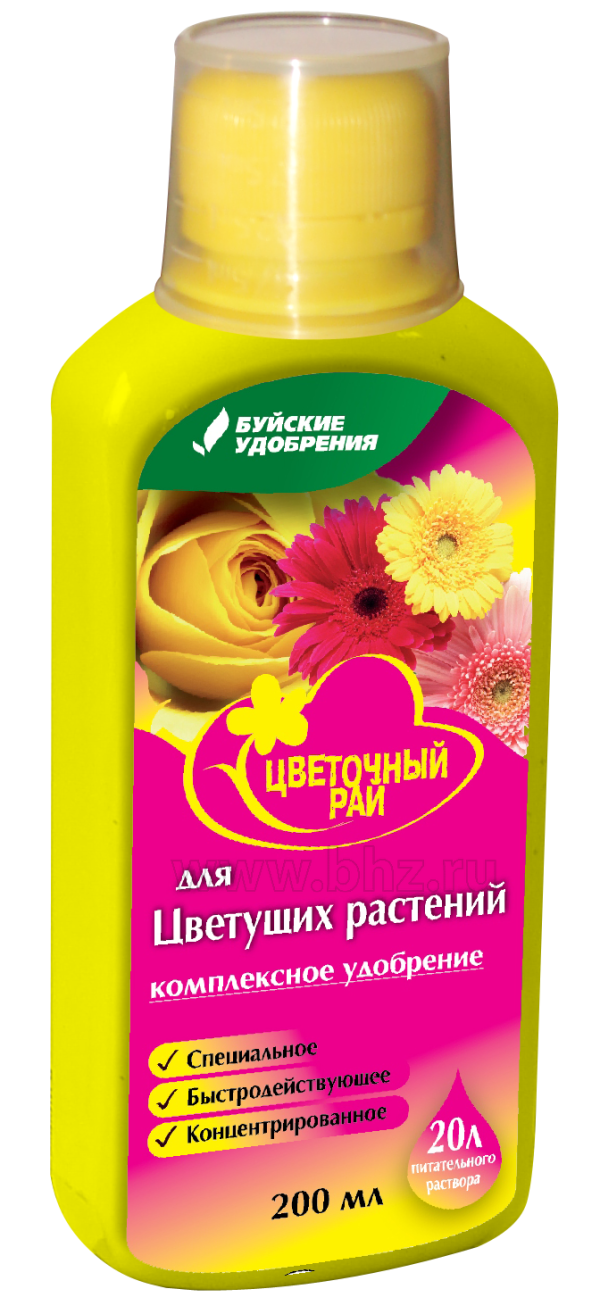 УД БУЙ ЖКУ ЦВЕТОЧНЫЙ РАЙ ЦВЕТУЩИЕ 0,2Л /12/
