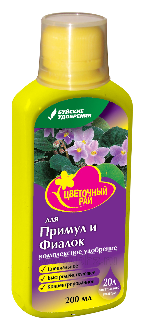 УД БУЙ ЖКУ ЦВЕТОЧНЫЙ РАЙ ПРИМУЛА, ФИАЛКА 0,2Л /12/