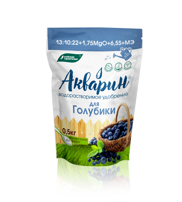 УД БУЙ ВОДОРАСТВОРИМОЕ АКВАРИН ДЛЯ ГОЛУБИКИ, МАРКА 19 (ДОЙ-ПАК) 0,5 КГ/12/