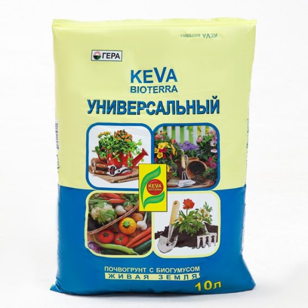 ГРУНТ ГЕРА KEVA BIOTERRA УНИВЕРСАЛ С БИОГУМУСОМ 10Л /8/