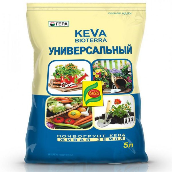 ГРУНТ ГЕРА KEVA BIOTERRA УНИВЕРСАЛ С БИОГУМУСОМ 5Л /10/