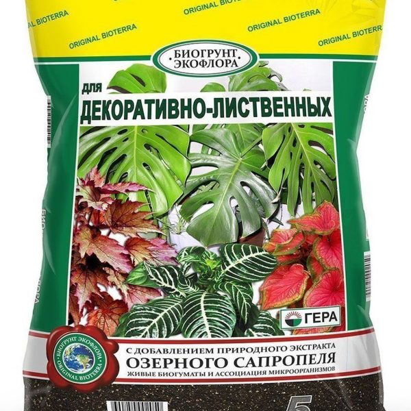 ГРУНТ ГЕРА ДЛЯ ДЕКОРАТИВНО-ЛИСТВЕННЫХ 5Л /10/
