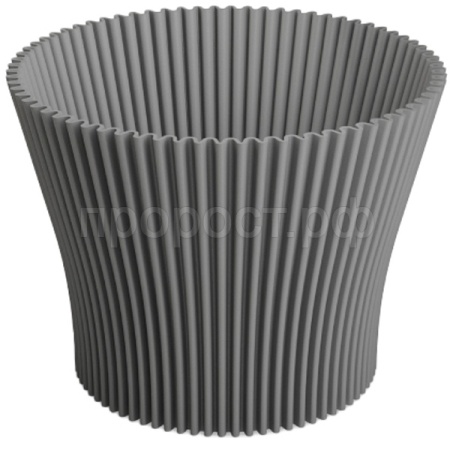 КАШПО LOTOS DLO 15*12,7СМ СЕРЫЙ 071684