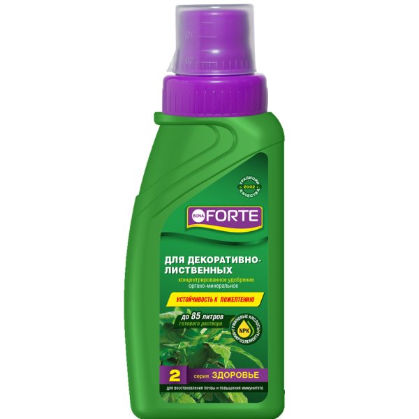 УД БОНА ФОРТЕ ЗДОРОВЬЕ ДЛЯ ДЕКОР-ЛИСТВЕННЫХ 285МЛ 20ШТ