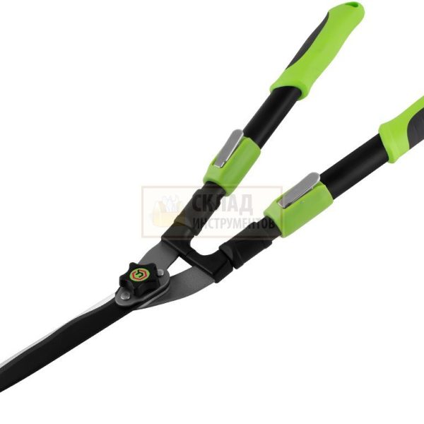 ЦИ НОЖНИЦЫ САДОВЫЕ Д/ЖИВОЙ ИЗГОРОДИ С ТЕЛЕСКОПИЧЕСКИМИ РУЧКАМИ 0209