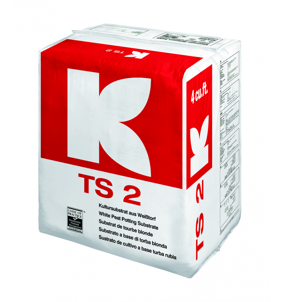 ГРУНТОСМЕСЬ СУБСТРАТ KLASMANN TS2, РЕЦ. 420, 210Л /КРАСНЫЙ/