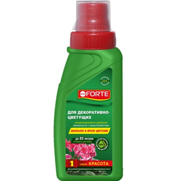 УД БОНА ФОРТЕ КРАСОТА ДЛЯ ДЕКОРАТИВНО-ЦВЕТУЩИХ 285МЛ 20ШТ