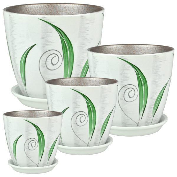 АЦ БУТОН МОТИВ ЗЕЛЕНЫЙ (ЛЮКС) ИЗ 4-Х 313884