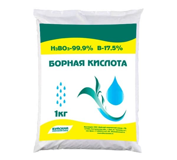 БОРНАЯ КИСЛОТА 1 КГ БУЙ /25/