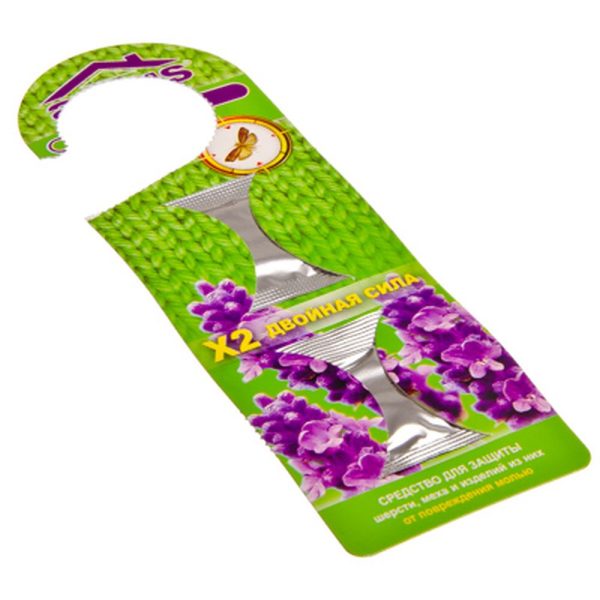 АНТИМОЛЬ ARGUS 2-Й КРЮЧОК ОТ МОЛИ/КОЖЕЕДА Двойная сила 150шт A-25