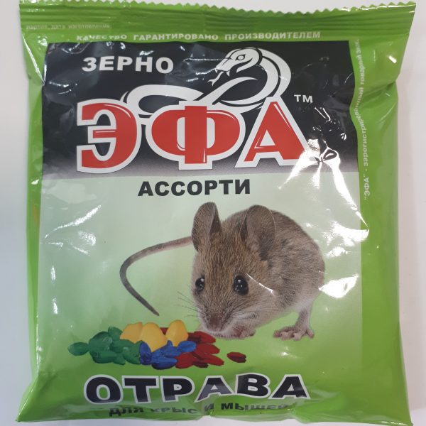 МЫШИ ЭФА ЗЕРНО АССОРТИ 150Г/40/