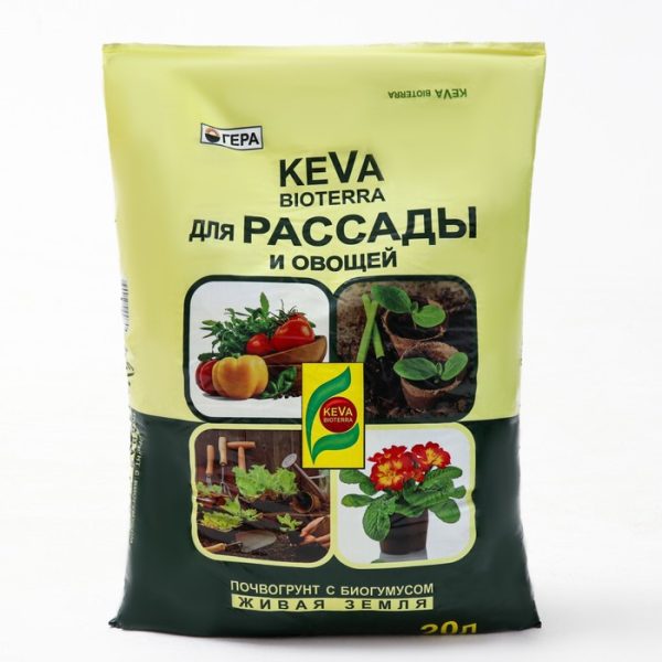 ГРУНТ ГЕРА KEVA BIOTERRA ДЛЯ РАССАДЫ И ОВОЩЕЙ 20Л /1/