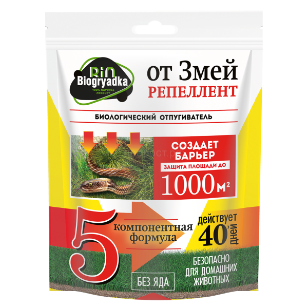 BIOGRYADKA 100ГР ОТ ЗМЕЙ РЕПЕЛЛЕНТ 50ШТ