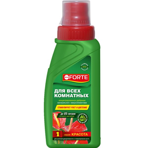 УД БОНА ФОРТЕ КРАСОТА ДЛЯ КОМНАТНЫХ РАСТЕНИЙ 285МЛ 20ШТ