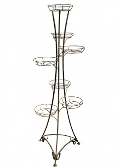 ПОДСТАВКА РЗДИ 7 ГОРШ.КВ. АНТИК СЕРЕБРО 207