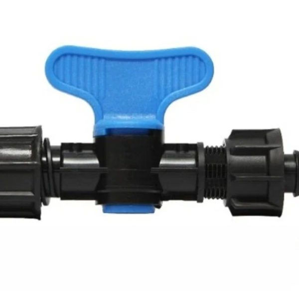 КАП.ФИТИНГ ПНД КРАН С РЕЗИНКОЙ /300/