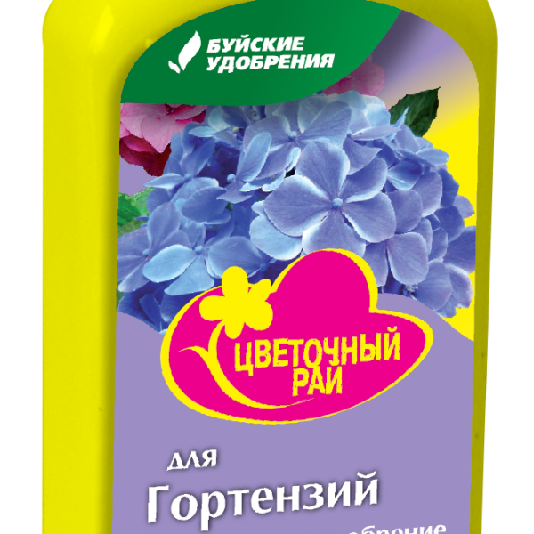 УД БУЙ ЖКУ ЦВЕТОЧНЫЙ РАЙ ГОРТЕНЗИИ 0.2Л /12/