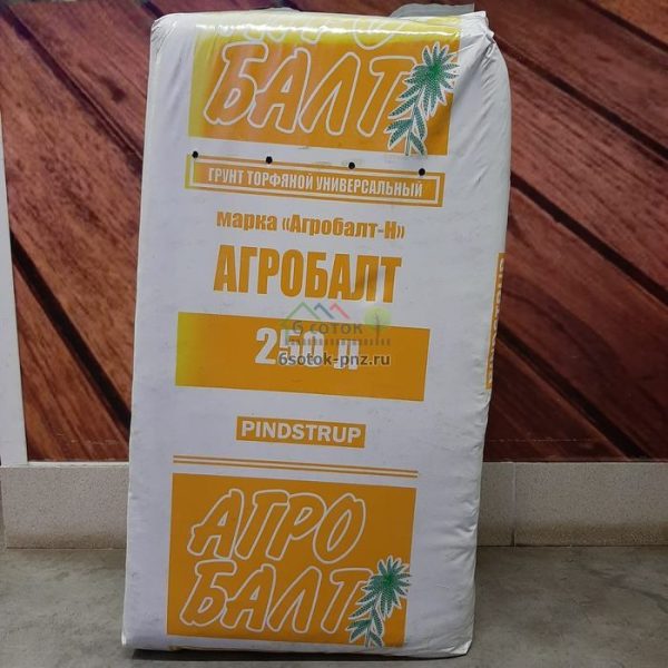 ТОРФ АГРОБАЛТ-Н НЕЙТРАЛЬНЫЙ ФР.0-20 рН 5,5-6,2 250Л