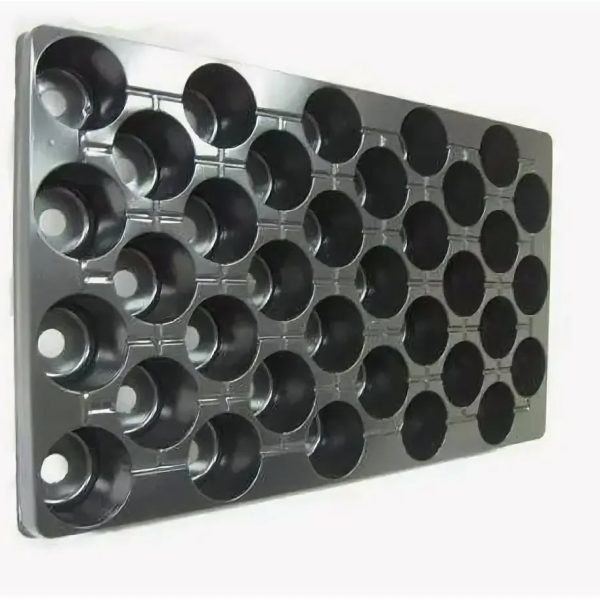 КАССЕТА Д/РАССАДЫ Б/П 35 ЯЧЕЕК 125МЛ /52*31*5СМ /ЛИСТ 0,7/70ШТ/ А