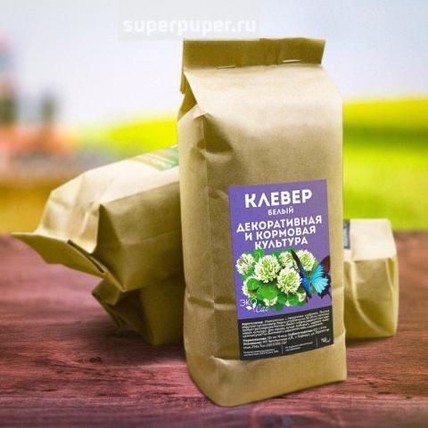 СЕМЕНА АЛТАЯ КЛЕВЕР БЕЛЫЙ 100 ГР СЕРИЯ  "ЭКО САД"